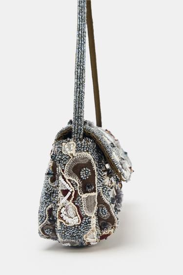 BEADED SHOULDER BAG - Multicoloured by Zara - Image 4