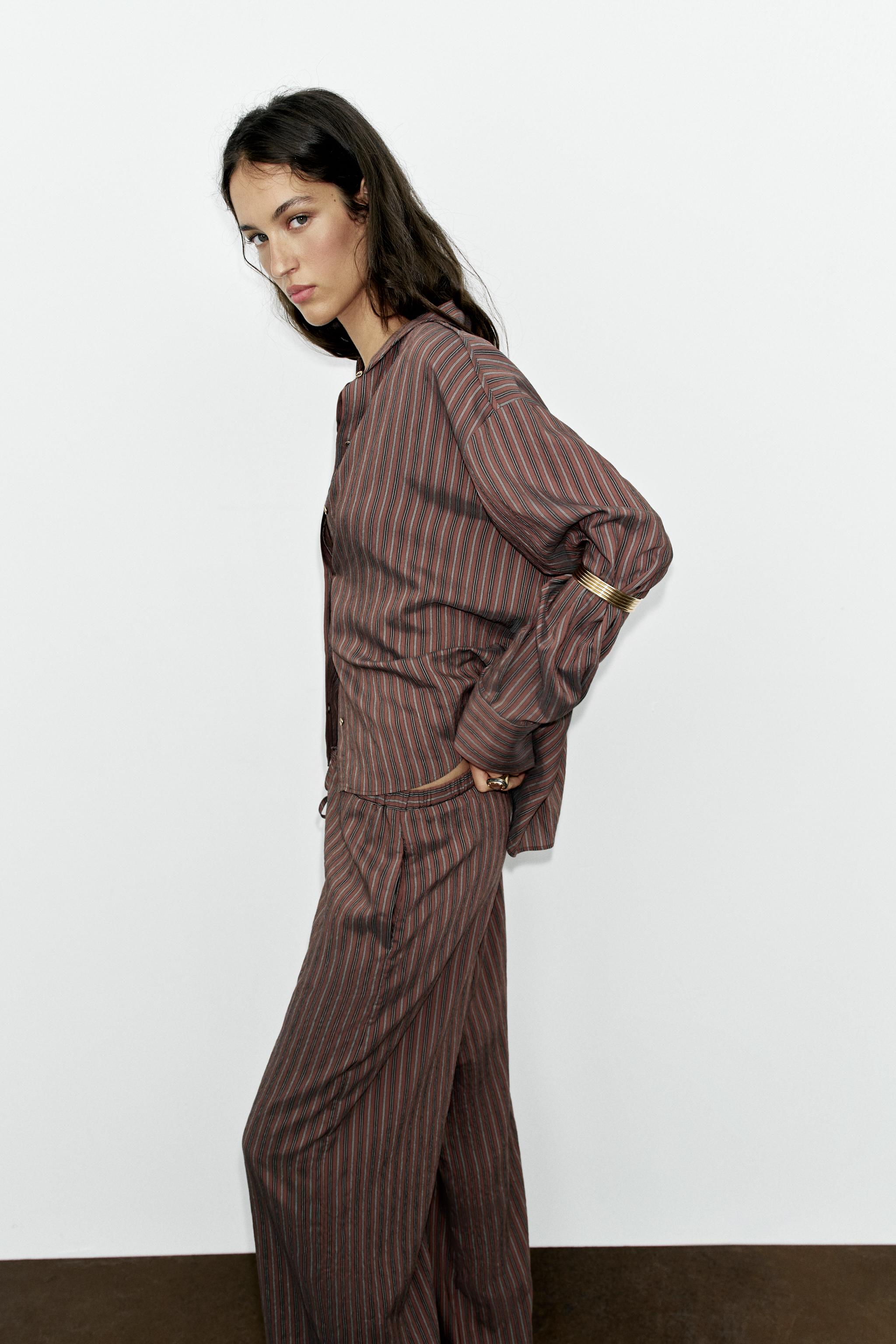 CHEMISE FLUIDE À RAYURES