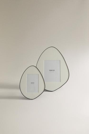 PORTA-RETRATO DE FORMA IRREGULAR - Preto da Zara