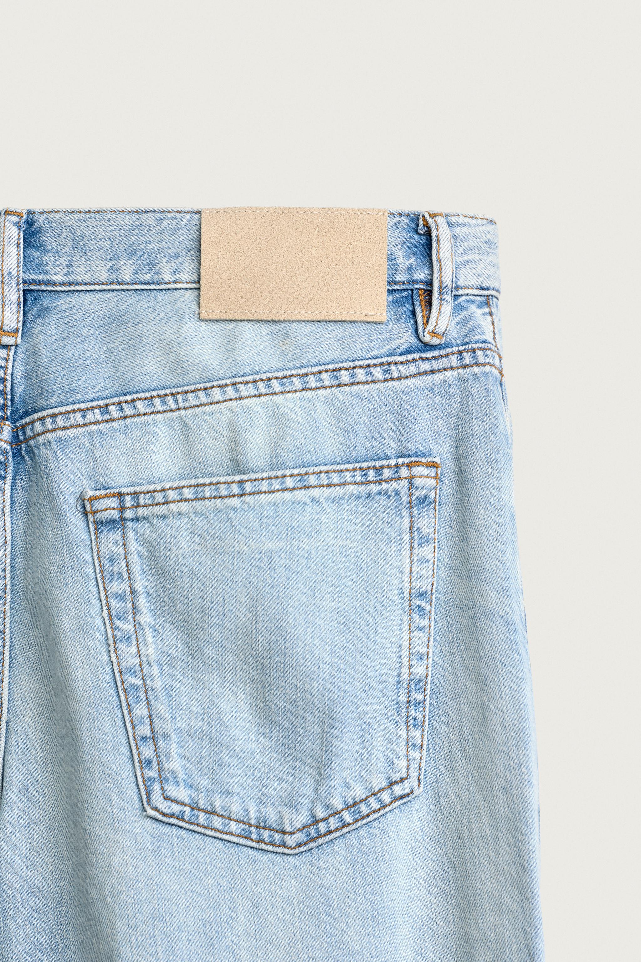 LIGHTWEIGHT REGULAR CROPPED FIT JEANS