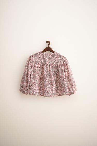 ZARA TIMELESS - CHEMISE À IMPRIMÉ FLEURS - Rose de Zara - Image 1