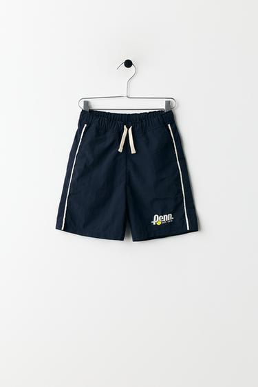 PENN © NYLON BERMUDA SHORTS - Navy blue by Zara