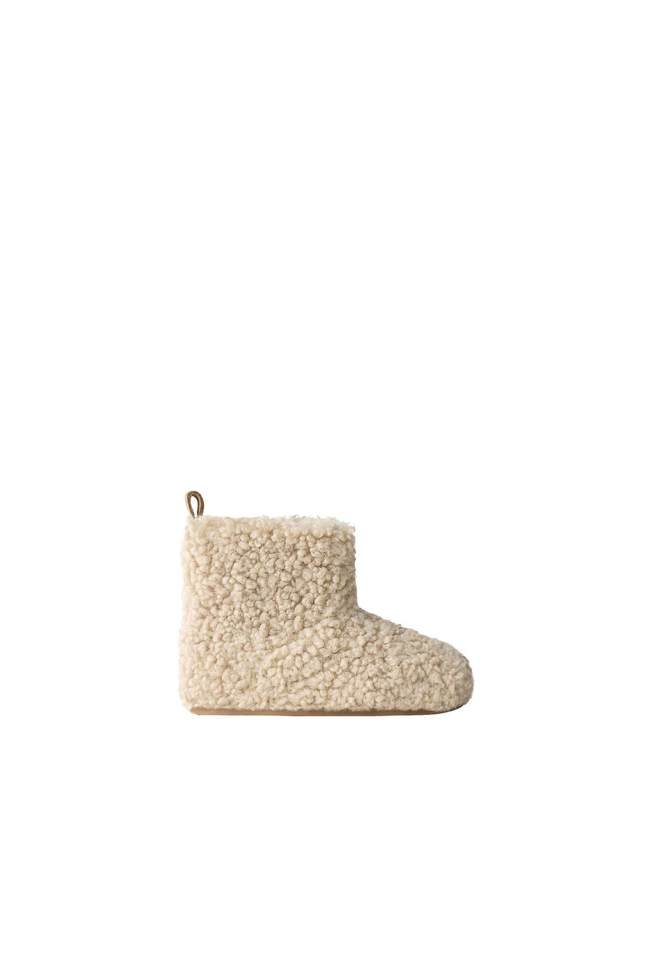 FAUX SHEARLING BOOTS