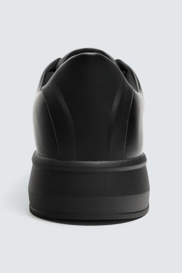 Zara MONOCHROME CHUNKY SNEAKERS - Black