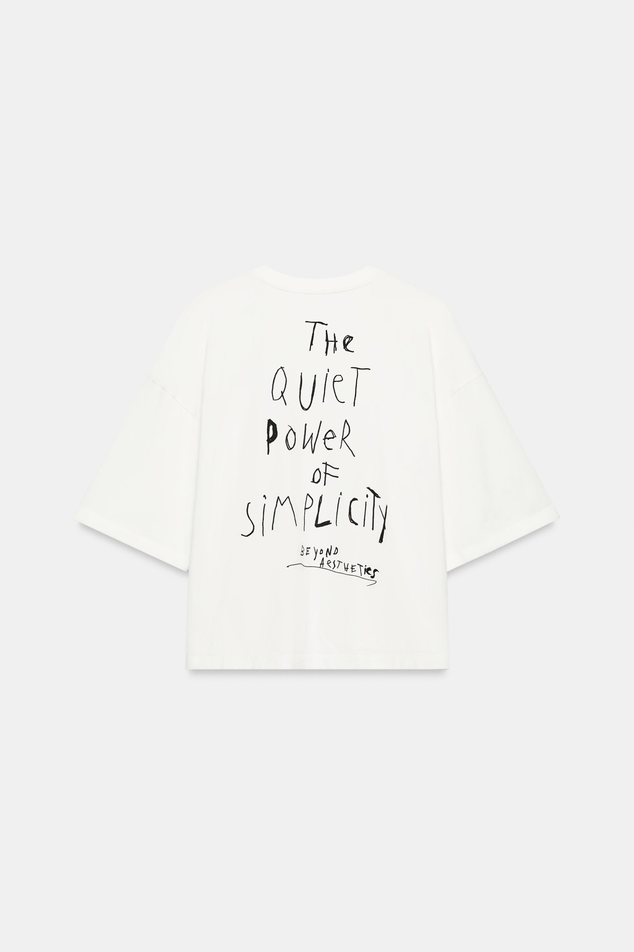 TEXT SHORT SLEEVE T-SHIRT