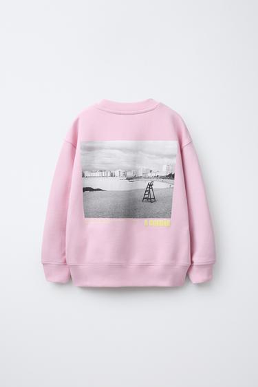 CITY SWEATSHIRT - Pink by Zara
