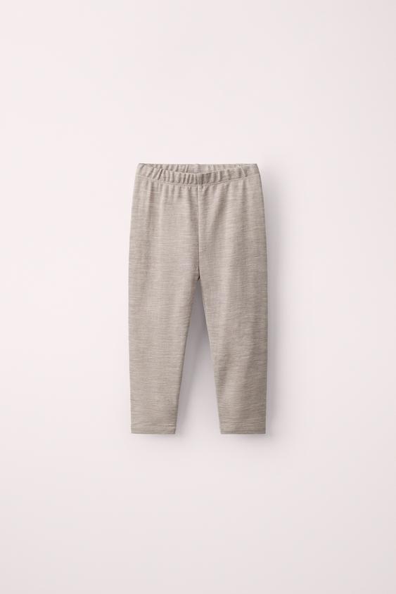 Leggings 100 % Wolle Created by Caramel London x Zara - Hellbeige von Zara - Bild 0