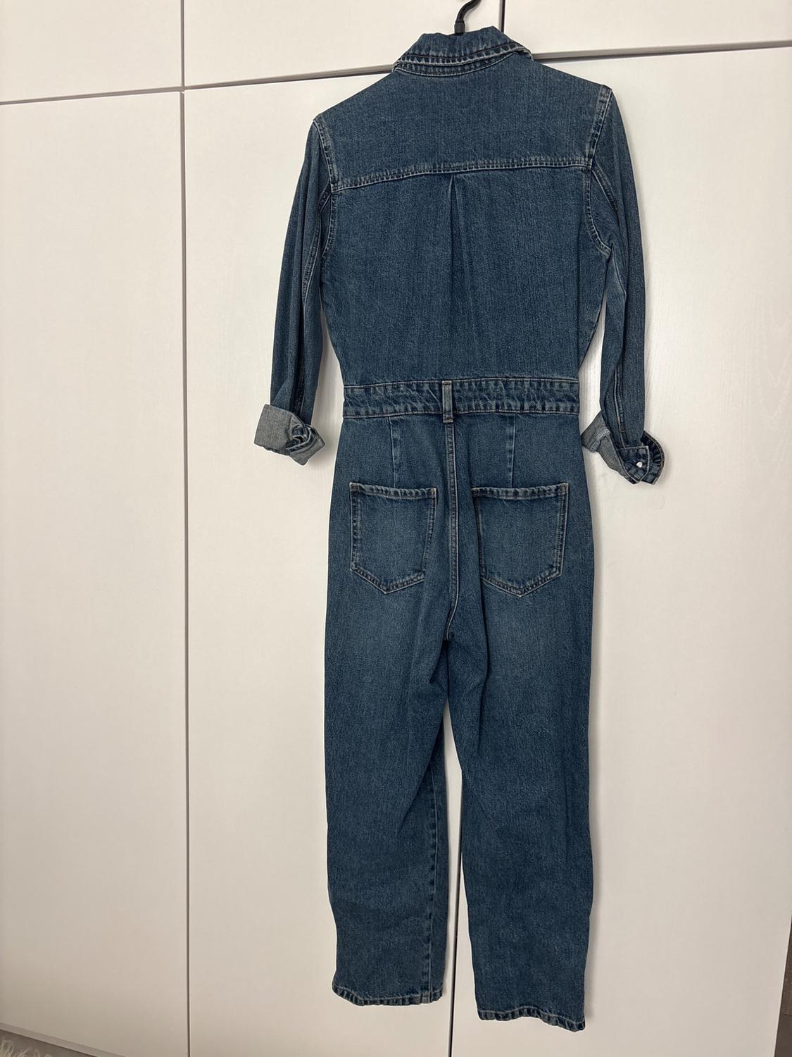 Z1975 DENIM JUMPSUIT WITH FRONT POCKETS - Image 3