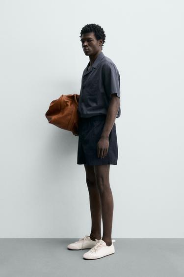 SHORT TECHNICAL BERMUDA SHORTS - Dark navy by Zara - Image 3