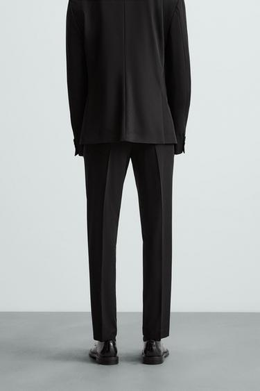 COMFORT SUIT TROUSERS - Black by Zara