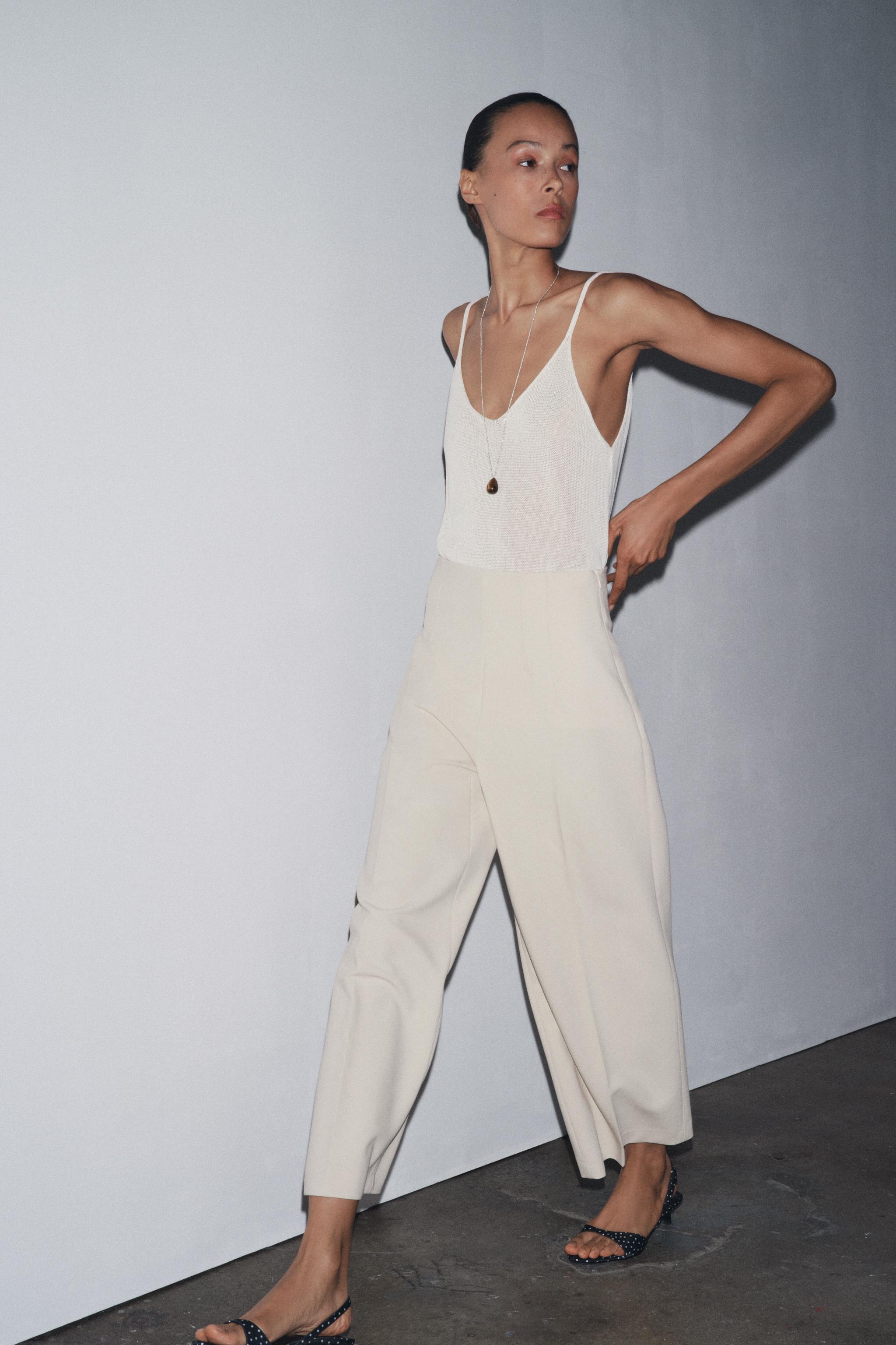スペイン発送 ZARA ラスティックプリントワイドパンツ 今季新作 スペイン発送 ZARA ラスティックプリントワイドパンツ 今季新作