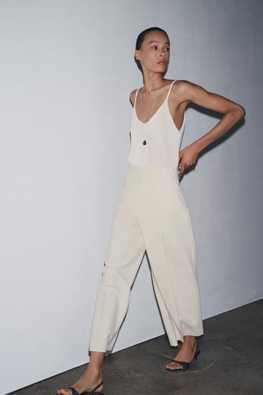 ZW COLLECTION KALHOTY CULOTTES - Kamenná od Zara