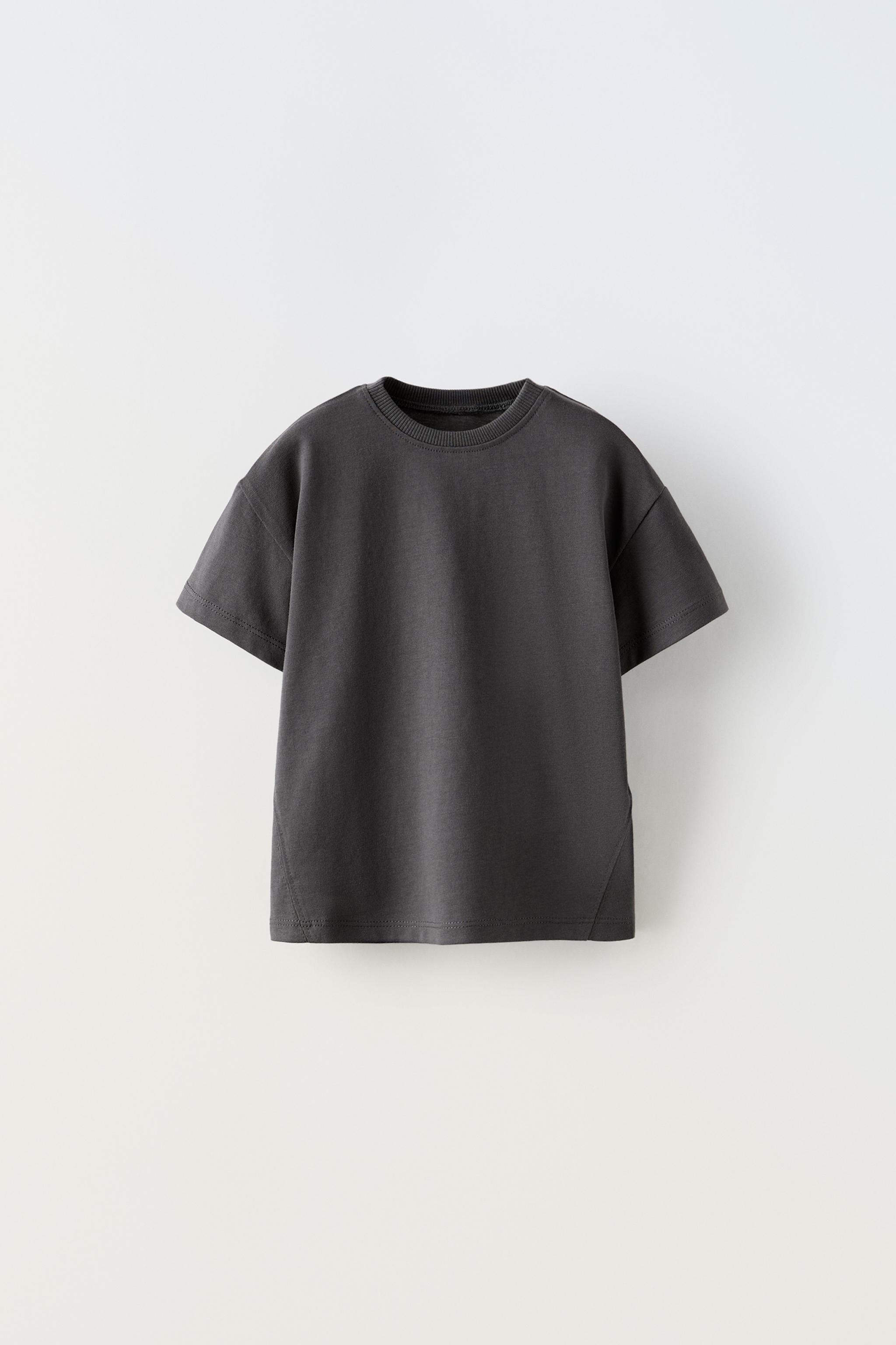 BASIC T-SHIRT - Dark anthracite | ZARA Canada