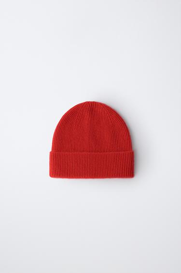 ZARA TIMELESS - 100% CASHMERE BEANIE - Red by Zara