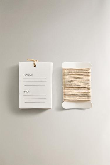 ENSEMBLE ÉTIQUETTES ET TISSUS - GRENAT de Zara - Image 2