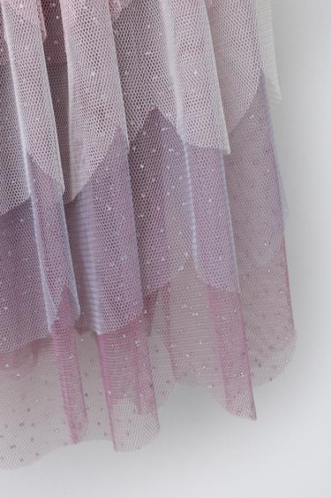 SHINY BUTTERFLY FAIRY COSTUME TULLE SKIRT - Pink by Zara - Image 3