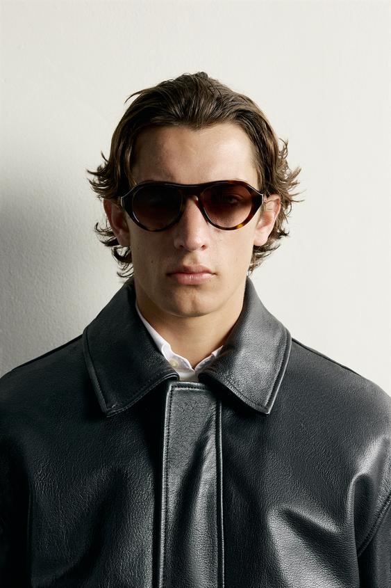 GAFAS DE SOL OVALADAS - Carey de Zara - Imagen 0
