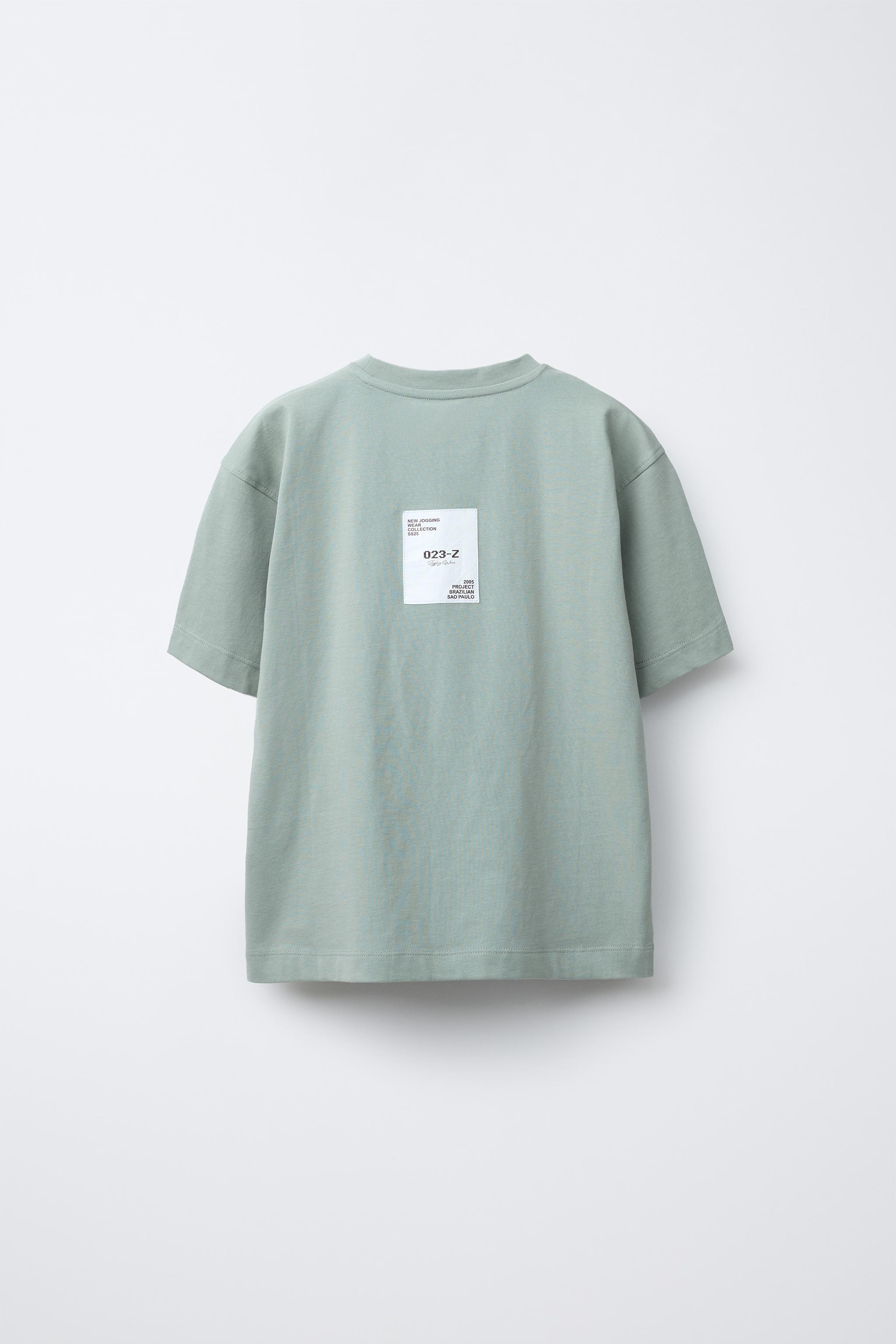 JOGGING T-SHIRT - Green / Blue | ZARA United States