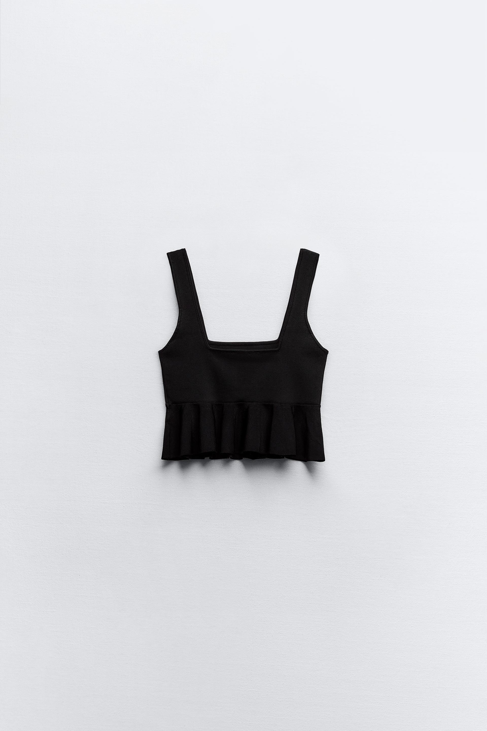 Cropped Tricot Zara - Comprar em Estilo Bada
