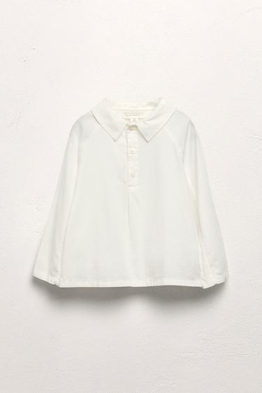 6-10 JAAR/BLOUSE MET V-HALS IN LIMITED EDITION - Gebroken wit van Zara