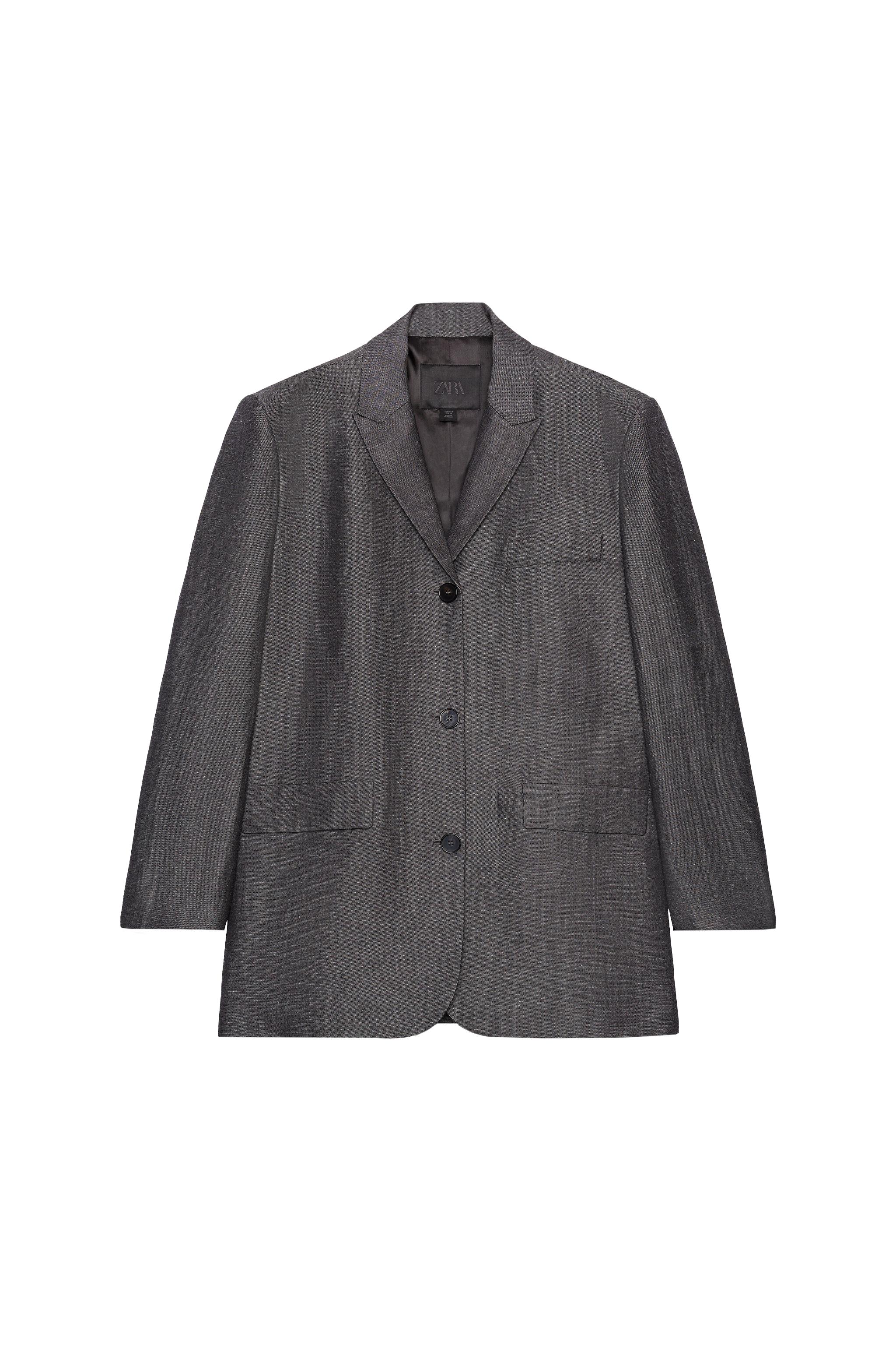 ZW COLLECTION STRAIGHT-CUT LINEN BLAZER
