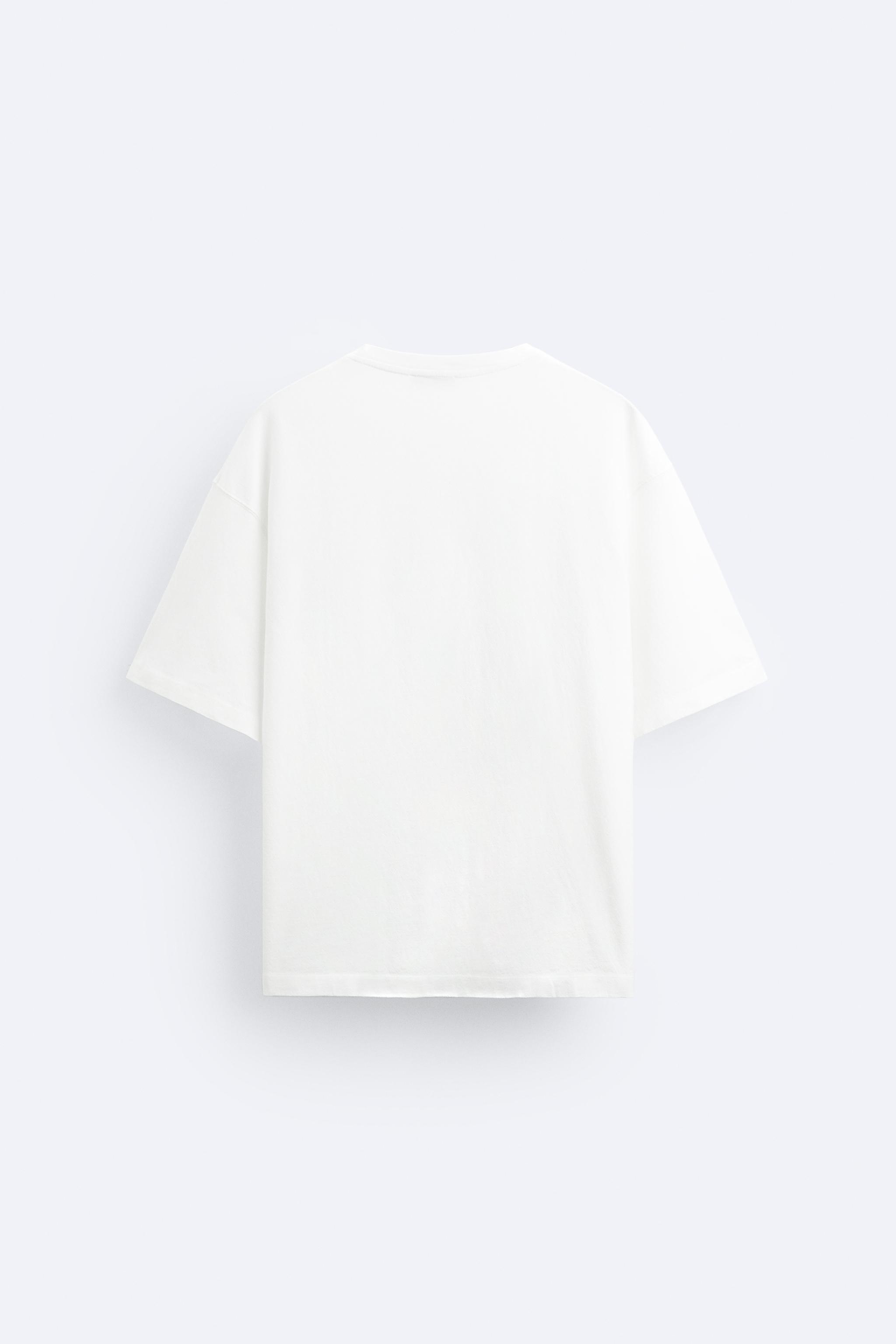 TEXT PRINT T-SHIRT - White | ZARA United States