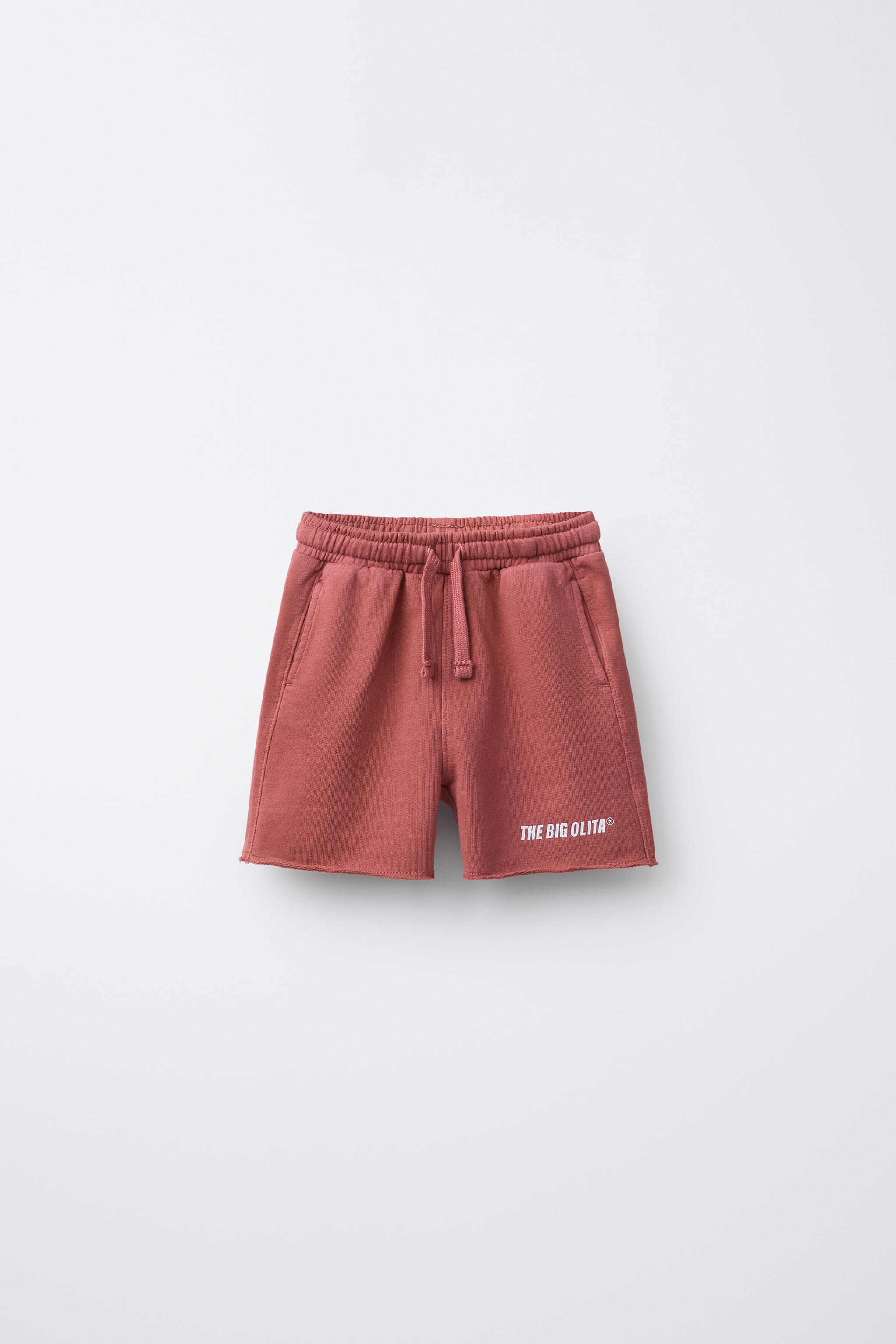 LOGO PLUSH SHORTS - Pink | ZARA United States LOGO PLUSH SHORTS - Pink | ZARA United States