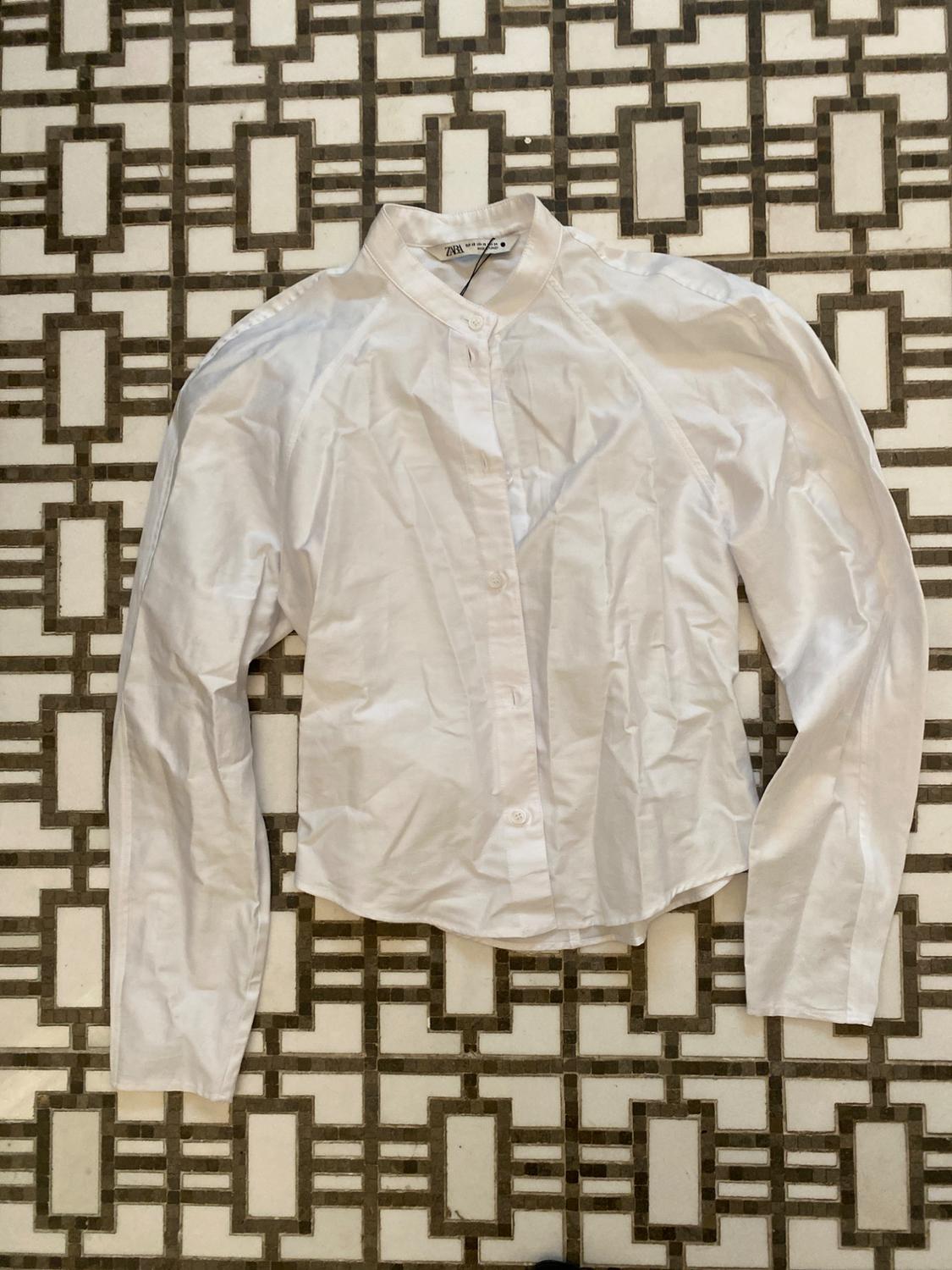 FITTED POPLIN SHIRT ZW COLLECTION