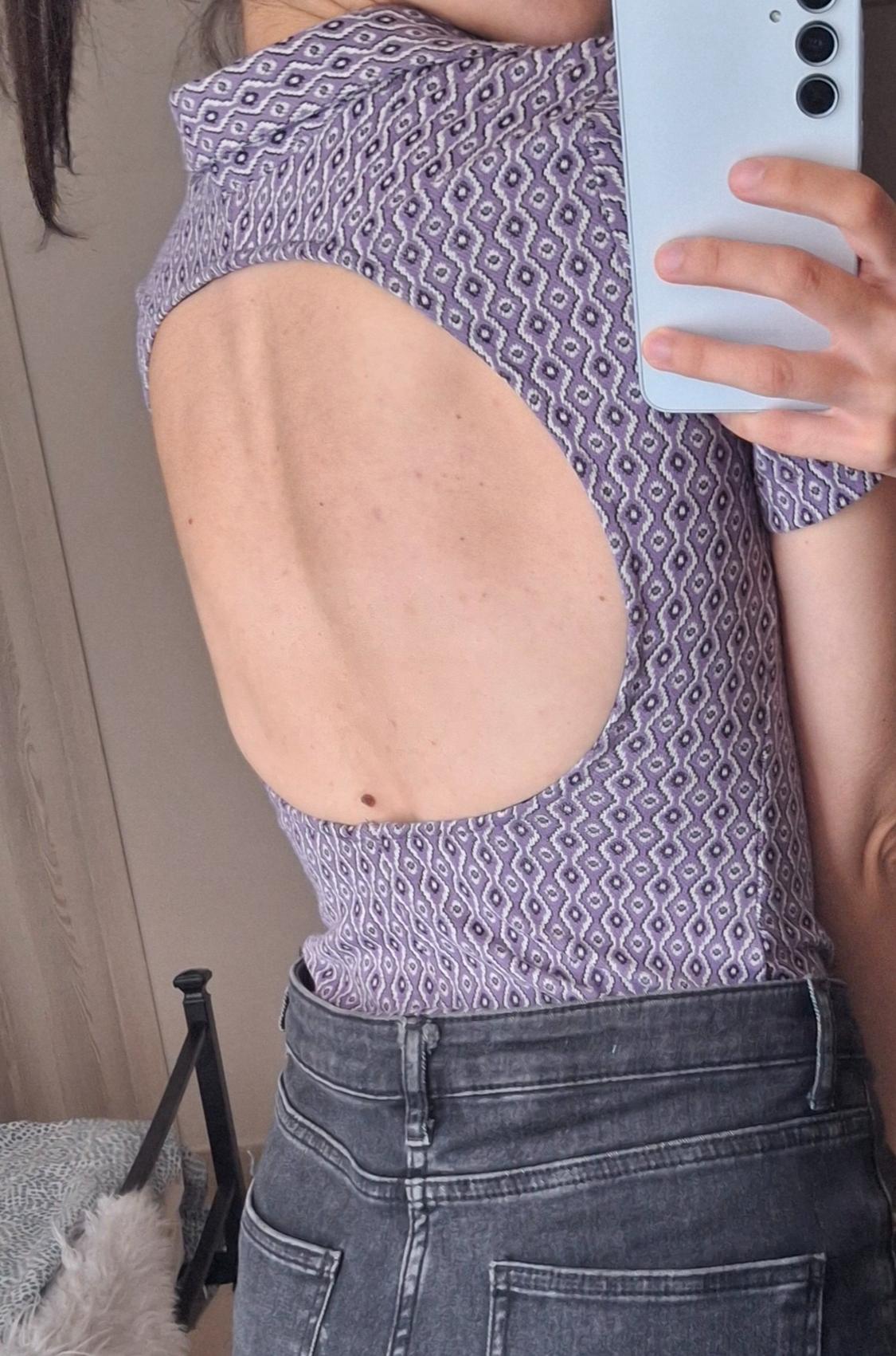 GEOMETRIC PRINT BODYSUIT - Image 2