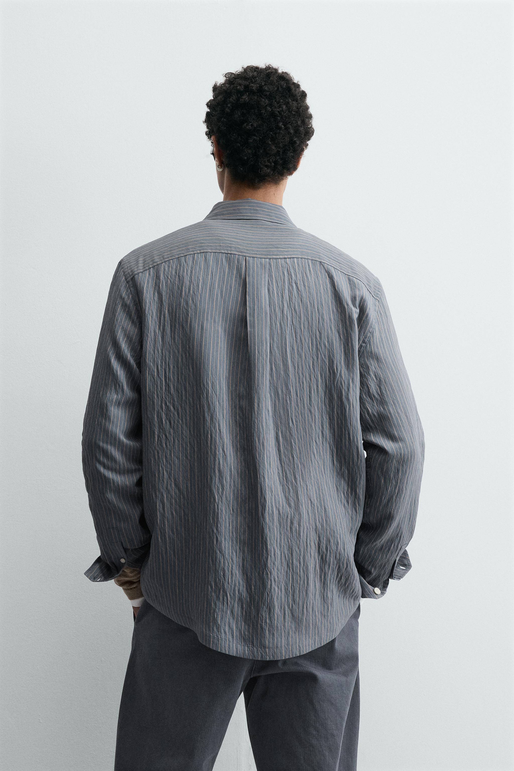 CHEMISE FLUIDE À RAYURES