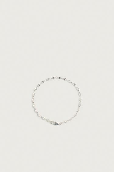 METAL LINK BRACELET - Silver by Zara