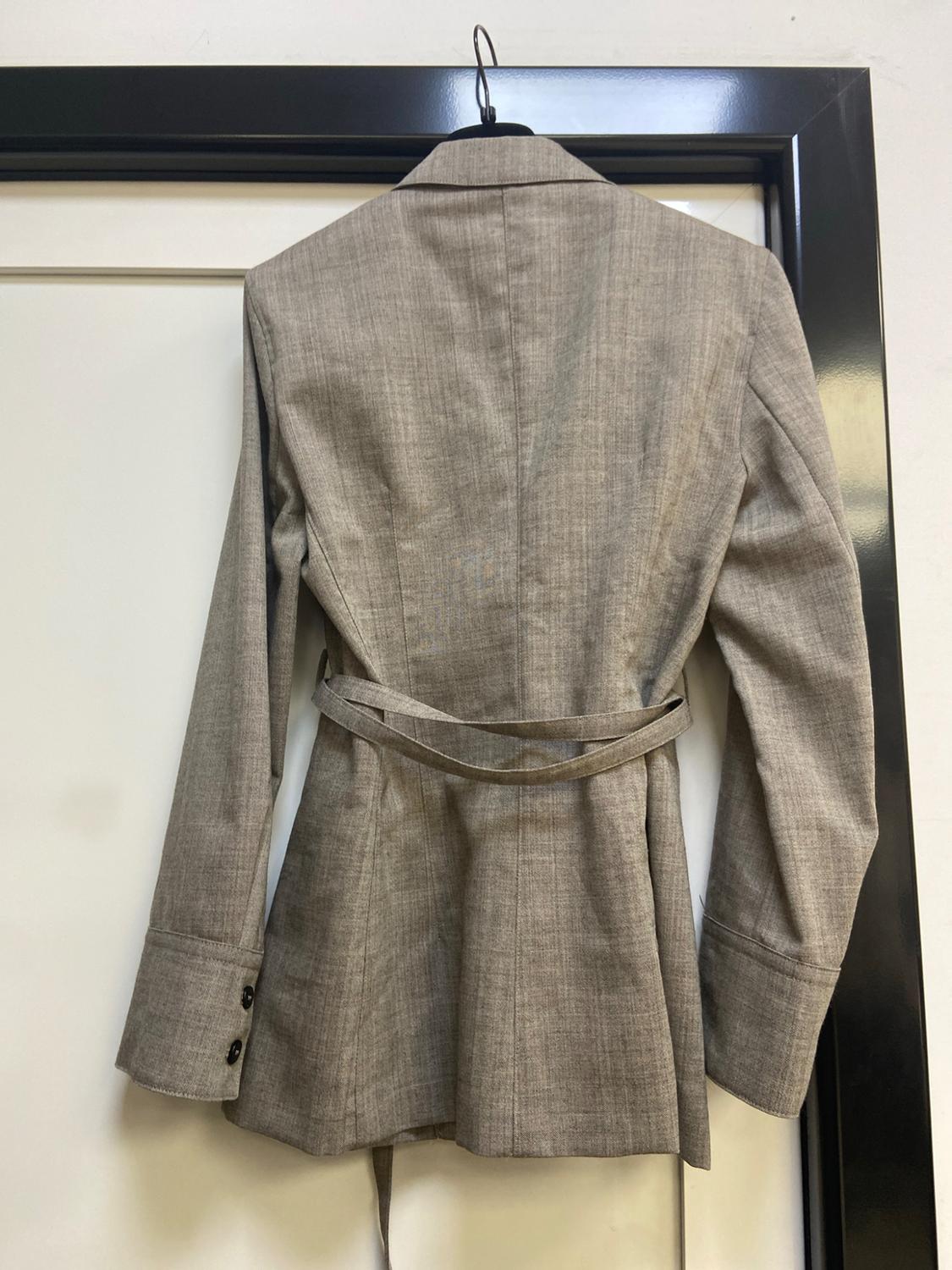 ZW COLLECTION 100% WOOL BELTED BLAZER - Image 3