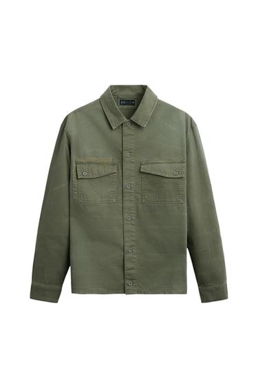 WASHED OVERSHIRT
