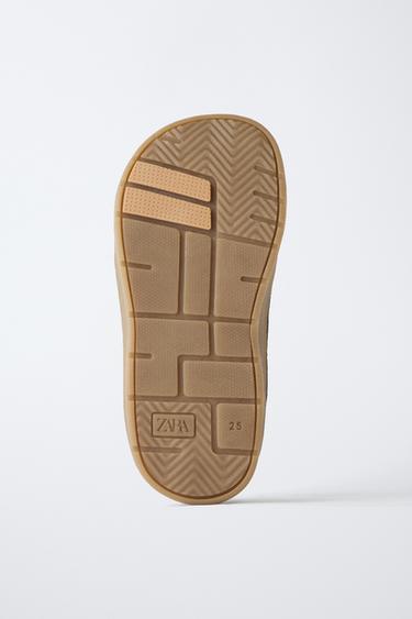 TENNIS OU BASKET EN CUIR BAREFOOT - Marron de Zara - Image 7