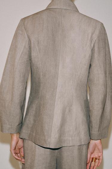 ZW COLLECTION FIREMAN CLASP JACKET - Grey marl by Zara - Image 2
