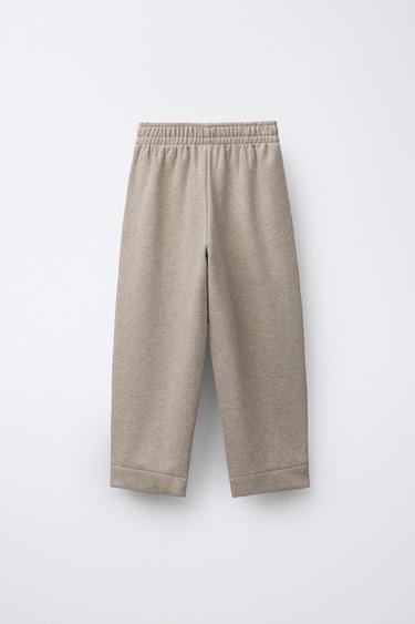PANTALON JOGGING BARREL - Sable / Chiné de Zara - Image 1