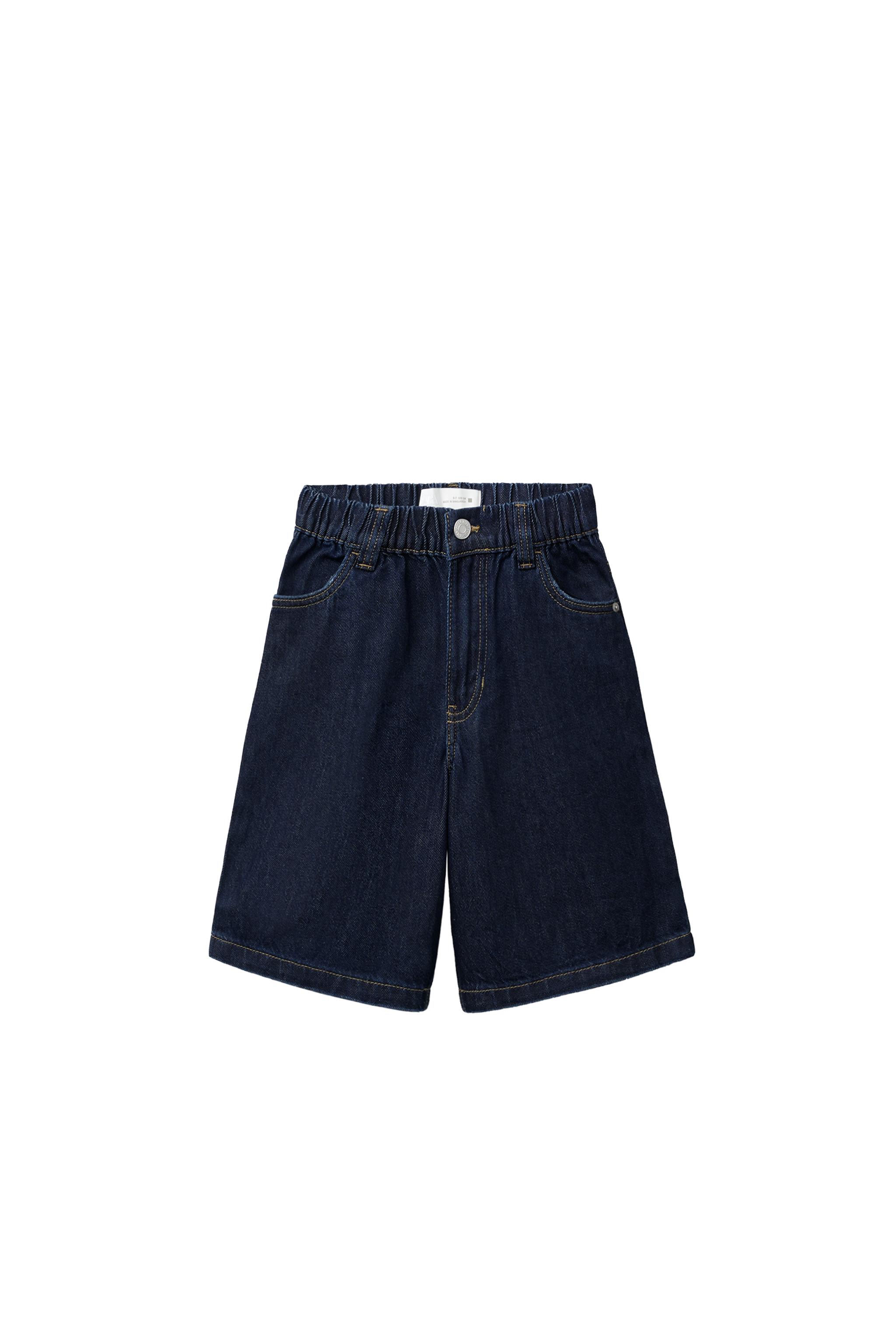 バギーデニムバミューダパンツ - ブルー | ZARA Japan / 日本