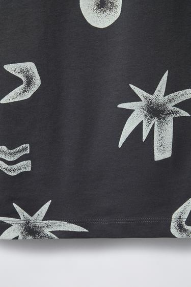 PALM TREE SLEEVELESS TOP - Anthracite grey by Zara - Image 3