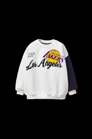 SWEATSHIRT LOS ANGELES LAKERS NBA - Cremefarben / Marineblau von Zara - Bild 0