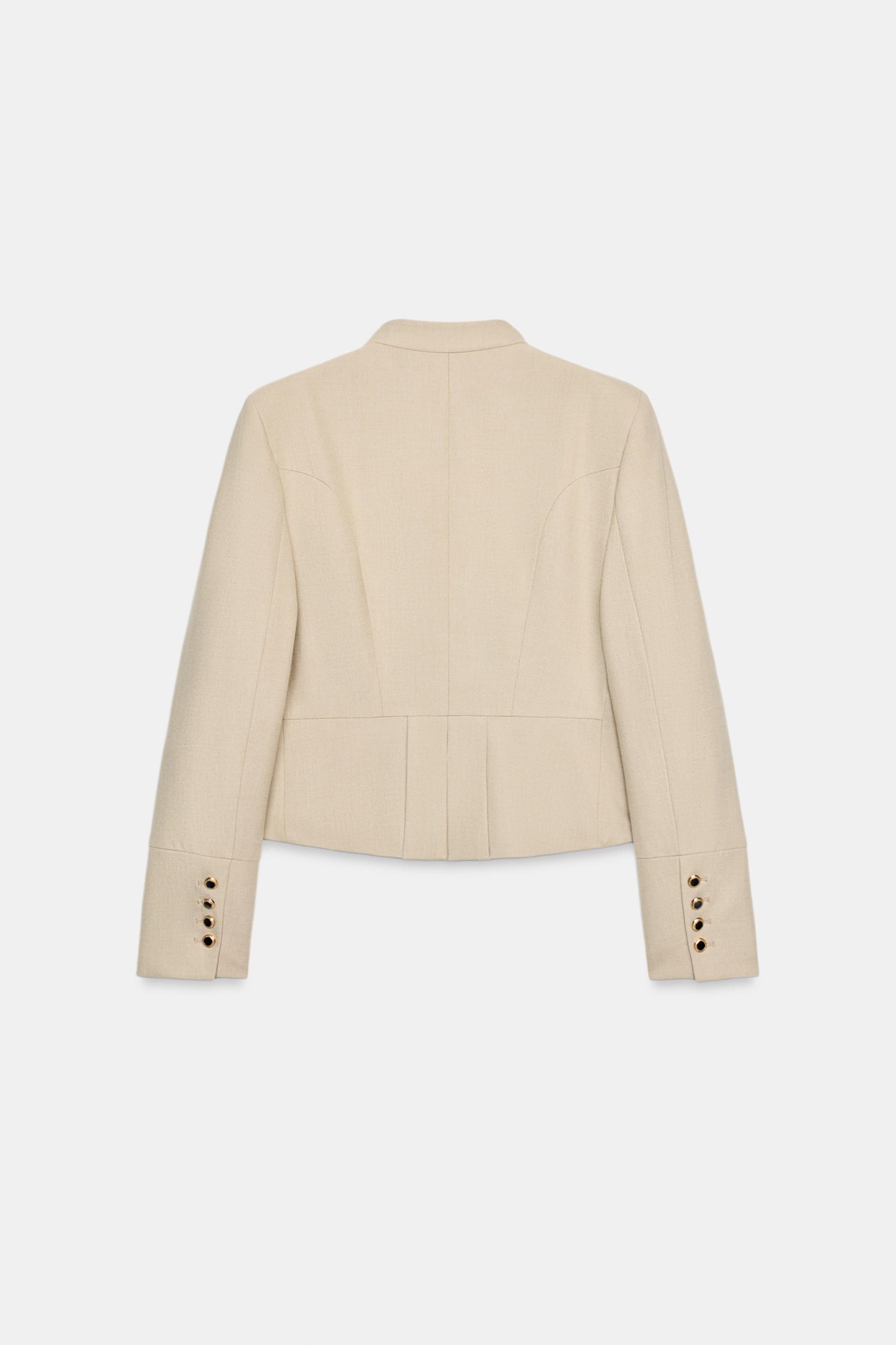 TAILORED LAPEL BUTTON BLAZER