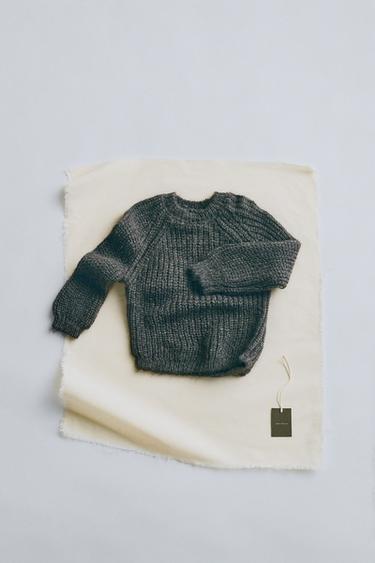 Zara TIMELESZ - RAGLAN SWEATER - Anthracite grey - Image 0
