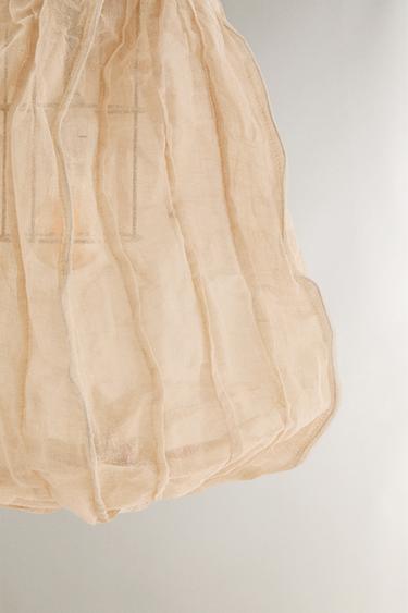 LINEN CEILING LAMP - Beige by Zara - Image 2