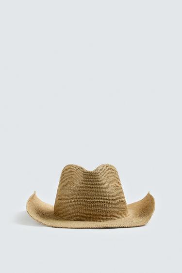 CHAPEAU EN RAPHIA - Beige clair de Zara - Image 3