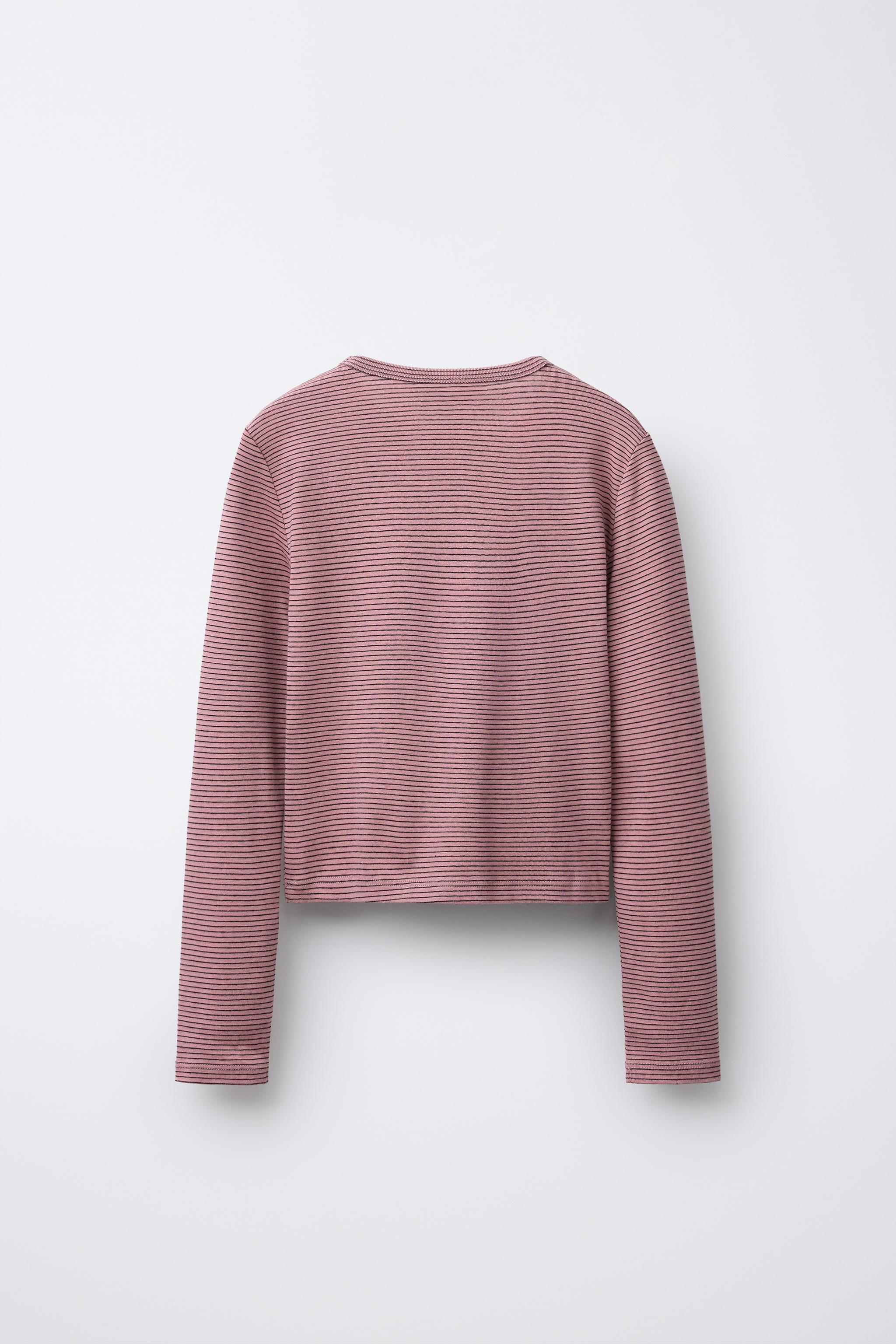 STRIPED PRINT T-SHIRT