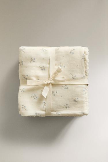 MINISERVIETTE DE BAIN ENFANT MINIFLEUR (LOT DE 3) - Blanc cassé de Zara - Image 1