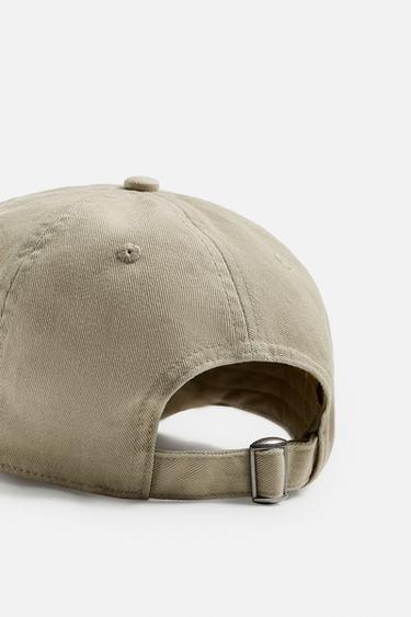 CASQUETTE DÉLAVÉE BRODÉE - Écru de Zara - Image 5