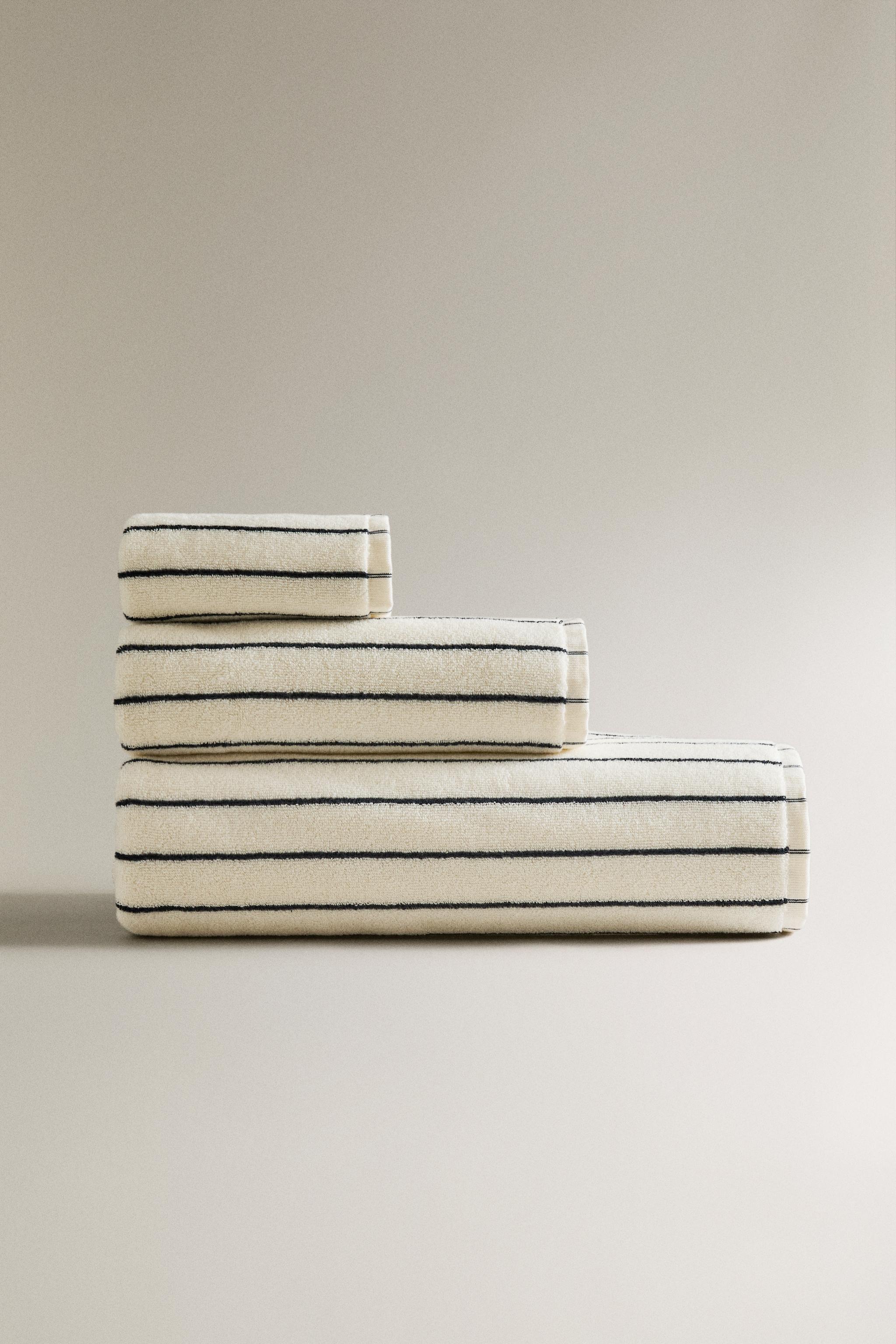SERVIETTE DE BAIN RAYURE COULEUR