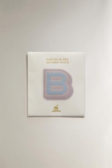 LEATHER LETTER B PATCH - Multicoloured by Zara - Image 3