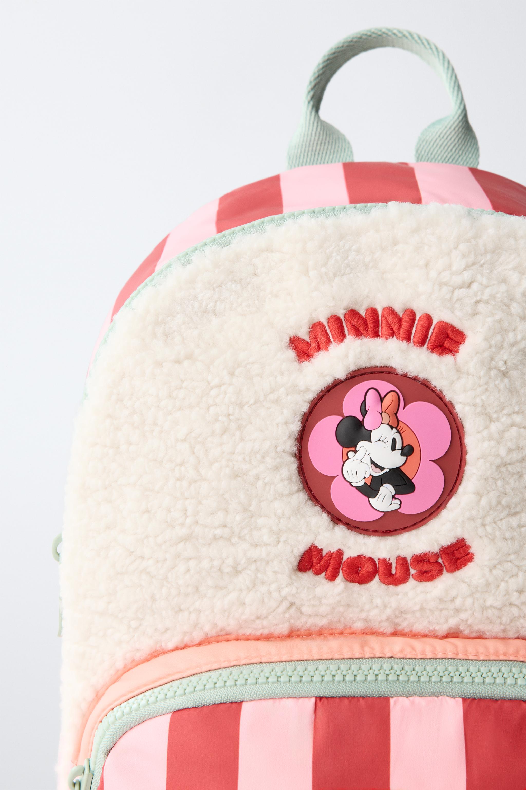 MINNIE MOUSE © DISNEY FAUX SHEARLING BACKPACK - Pink | ZARA  display picture 2