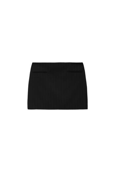 ZW COLLECTION PINSTRIPED MINI SKIRT